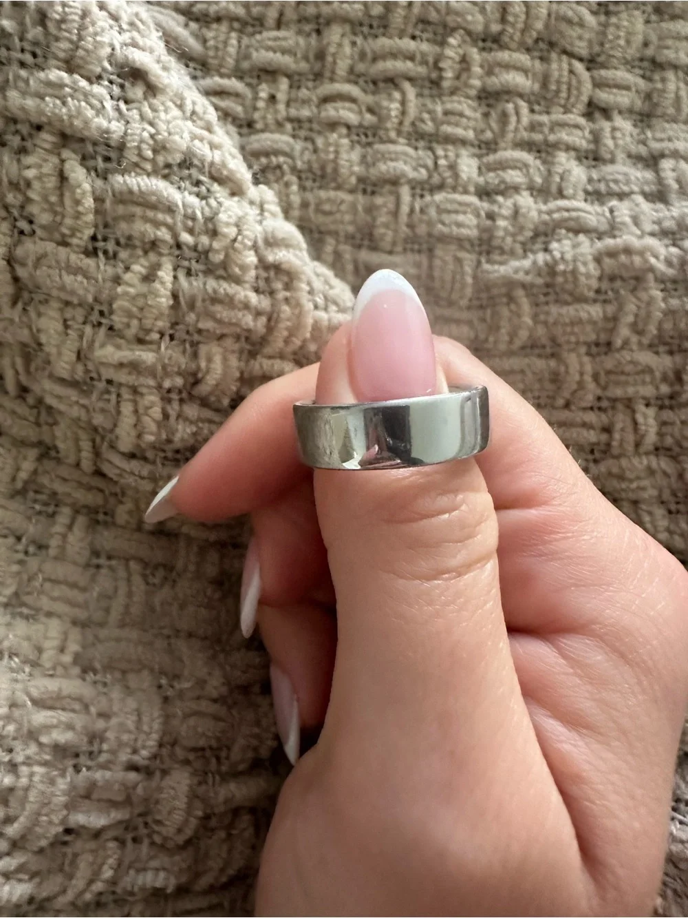 Oura silver ring